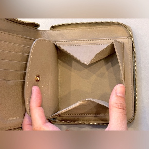 Celine Leather Colorblock Compact Wallet - Picture 5 of 6